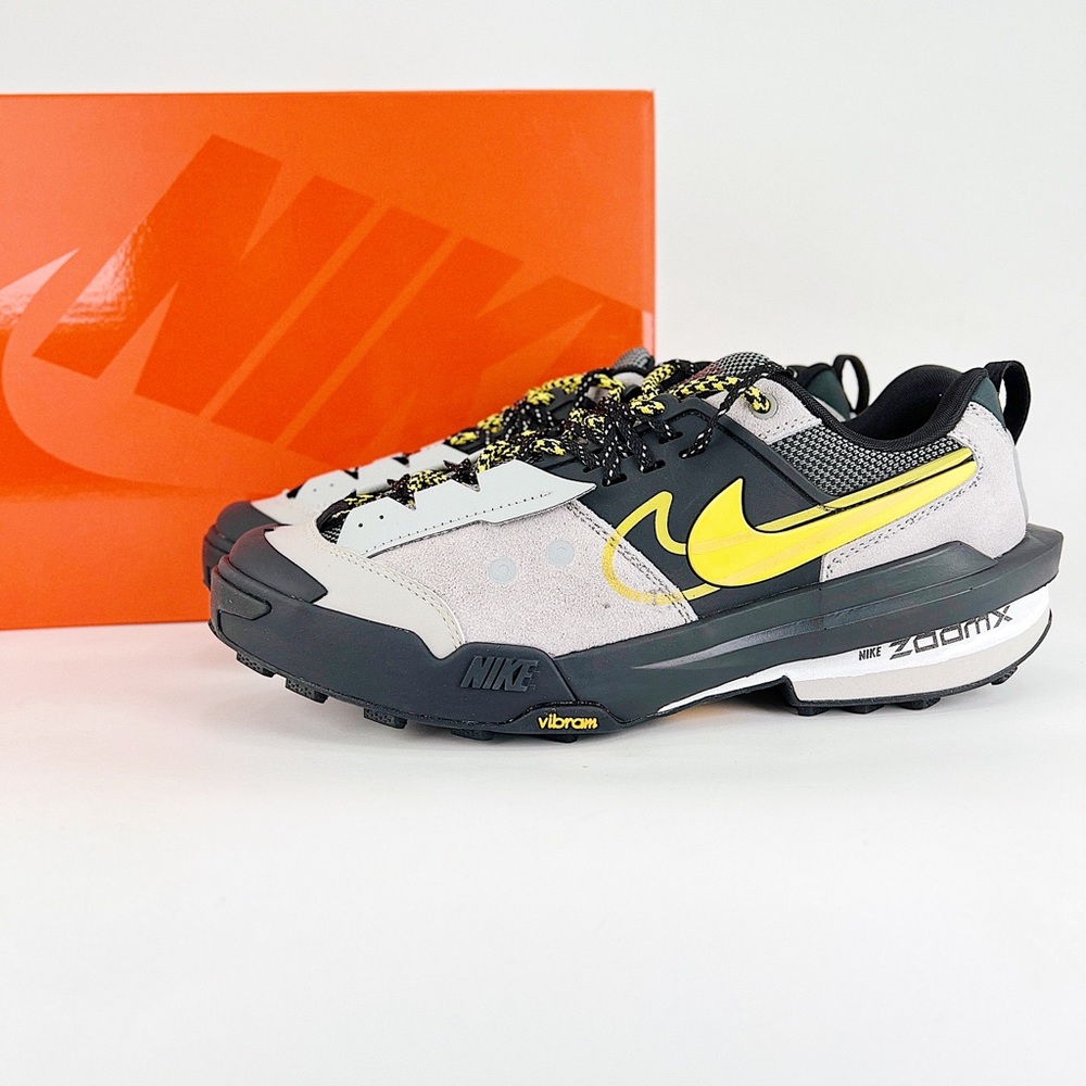 Nike x Sacai Zegamadome Men's Black and Yellow Zoom Shoes - Picture 1 of 8